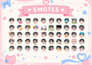 create cute chibi emotes for twitch, discord or youtube